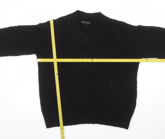 Womens UK Size L Banana Republic Black Pullover Jumper