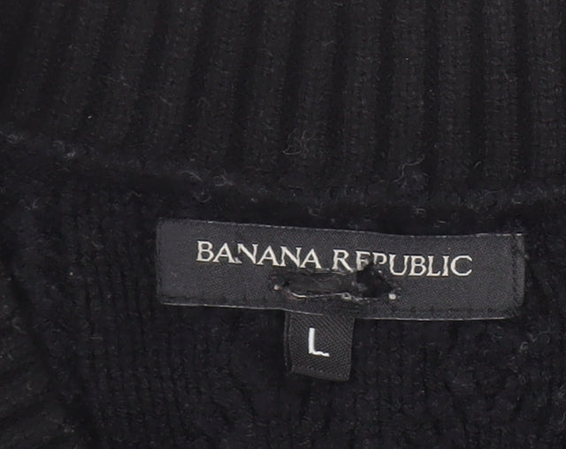 Womens UK Size L Banana Republic Black Pullover Jumper