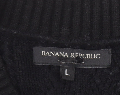 Womens UK Size L Banana Republic Black Pullover Jumper