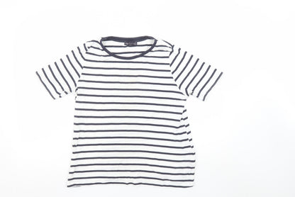 Womens UK Size 16 Marks and Spencer Blue Basic T-Shirt