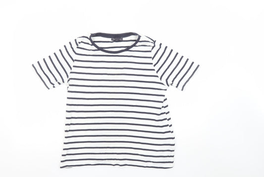 Womens UK Size 16 Marks and Spencer Blue Basic T-Shirt
