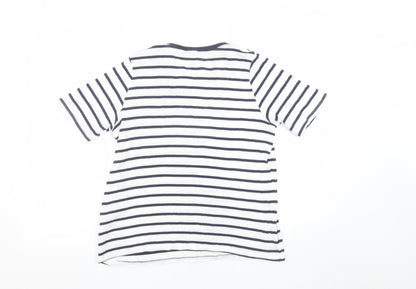 Womens UK Size 16 Marks and Spencer Blue Basic T-Shirt