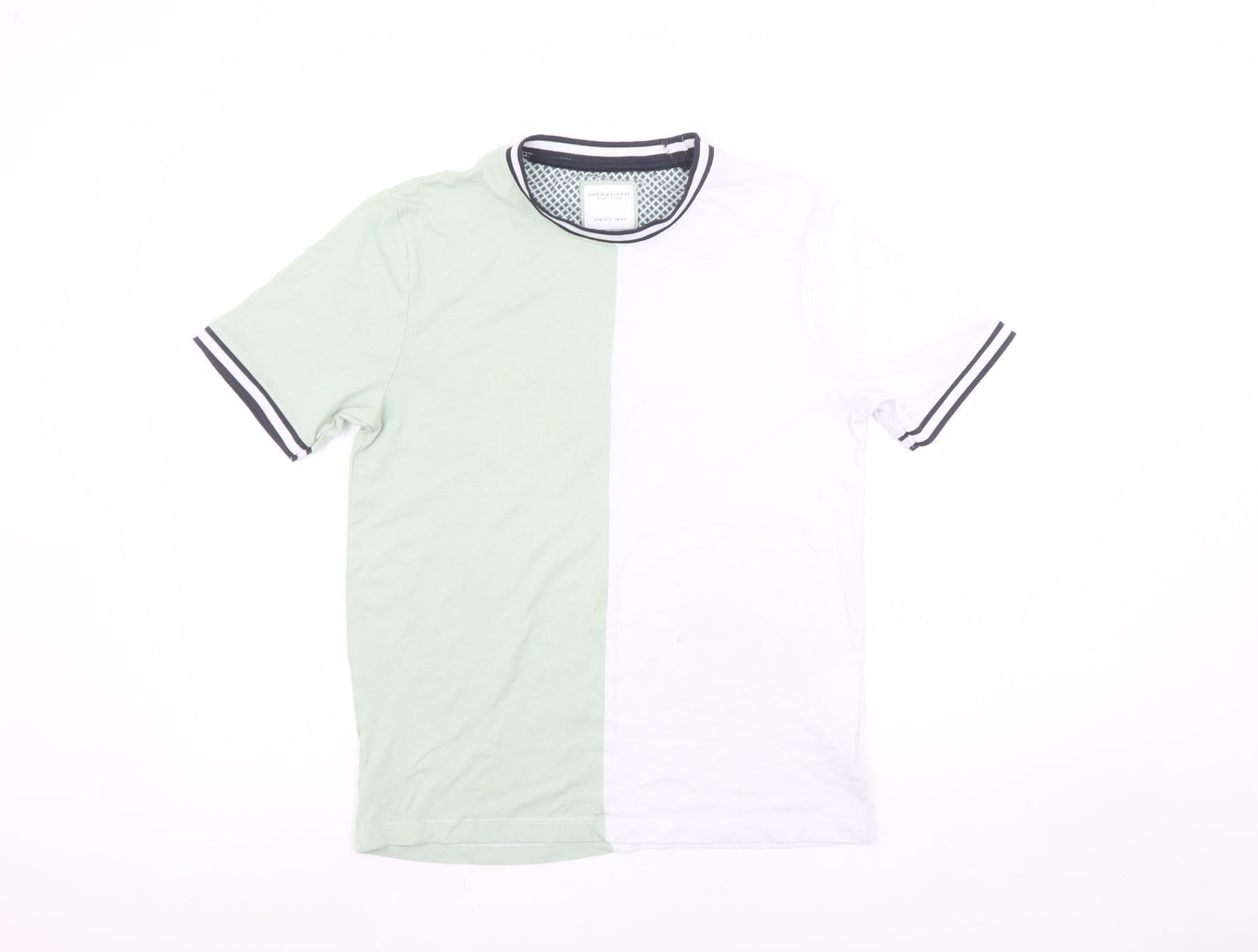 Boys UK Size 13-14 Years Denim & Flower Multicoloured Basic T-Shirt