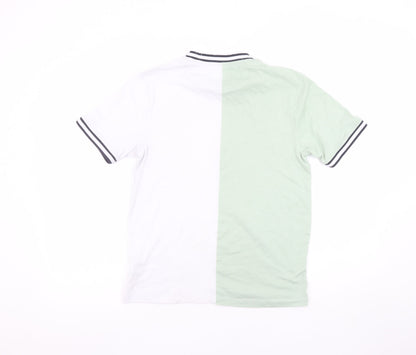 Boys UK Size 13-14 Years Denim & Flower Multicoloured Basic T-Shirt