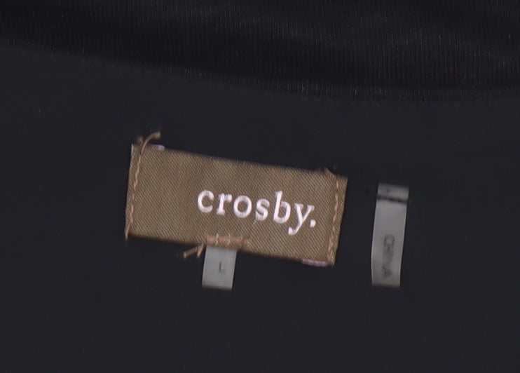 Womens UK Size L Crosby Black Basic Tank