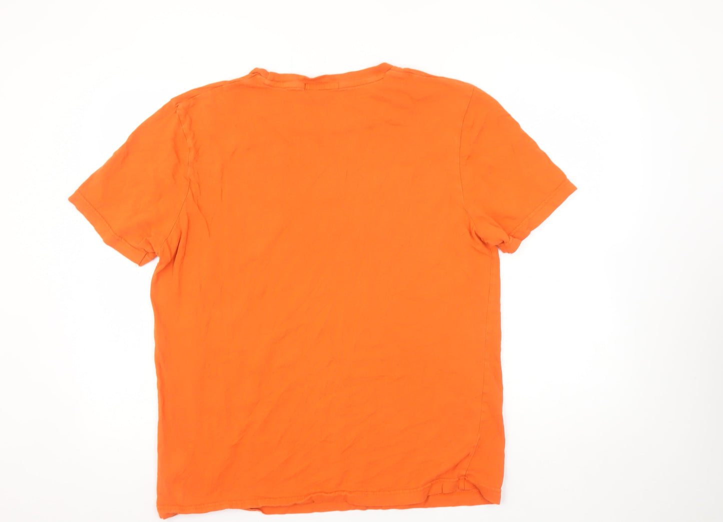 Mens UK Size XL Giordano Orange  T-Shirt