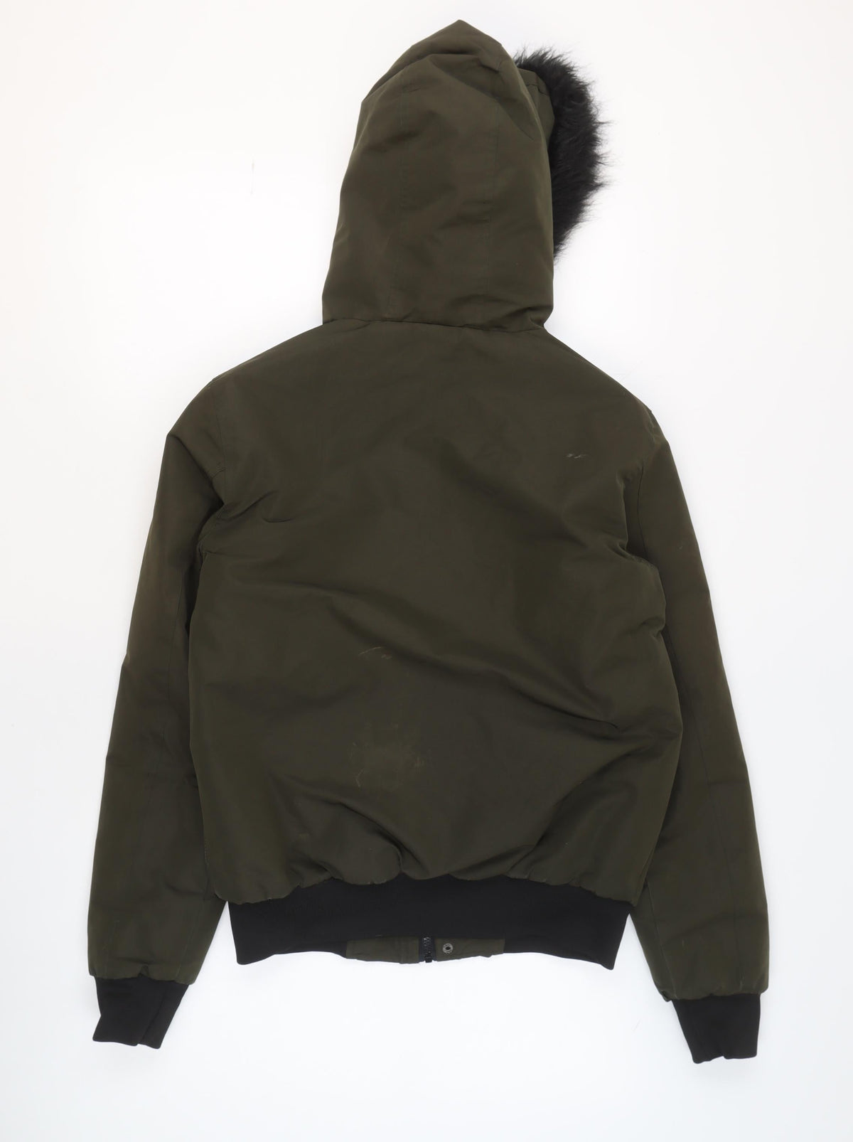 Mens UK Size XS Bee Inspired Green Bomber Jacket