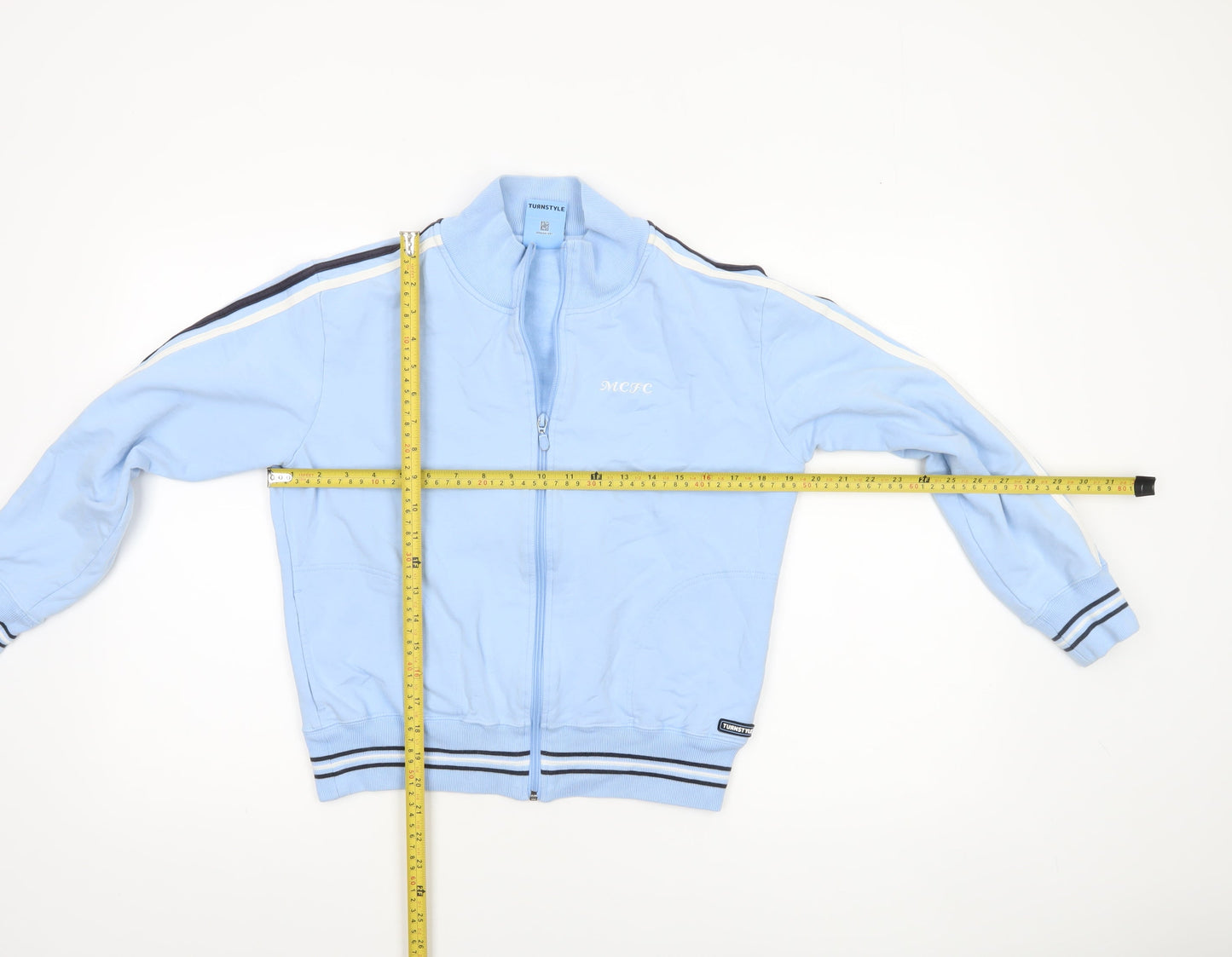 Boys UK Size 16 Years Turnstyle Blue Track Jacket