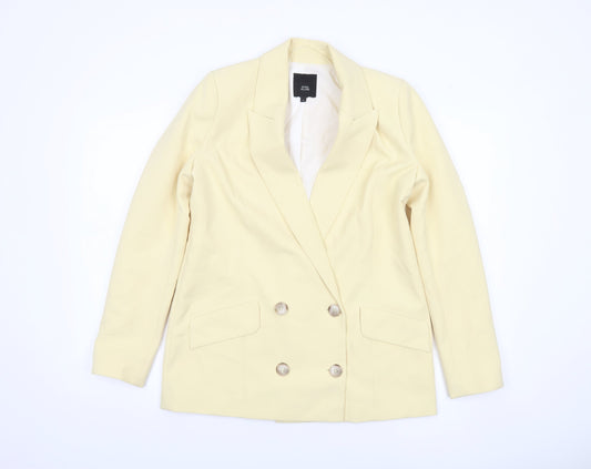 Womens UK Size 8 River Island Regular Beige Blazer