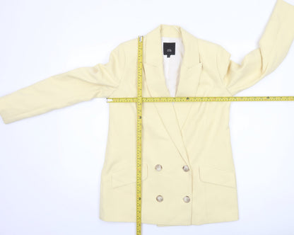 Womens UK Size 8 River Island Regular Beige Blazer