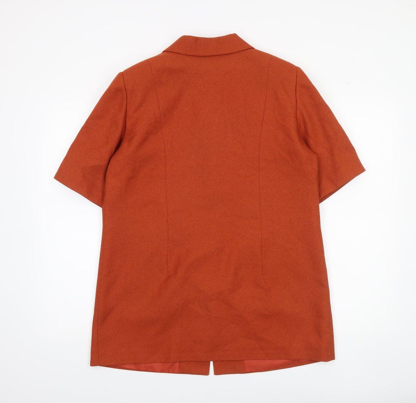 Womens UK Size 16 Créatine Collection Regular Orange Suit Jacket