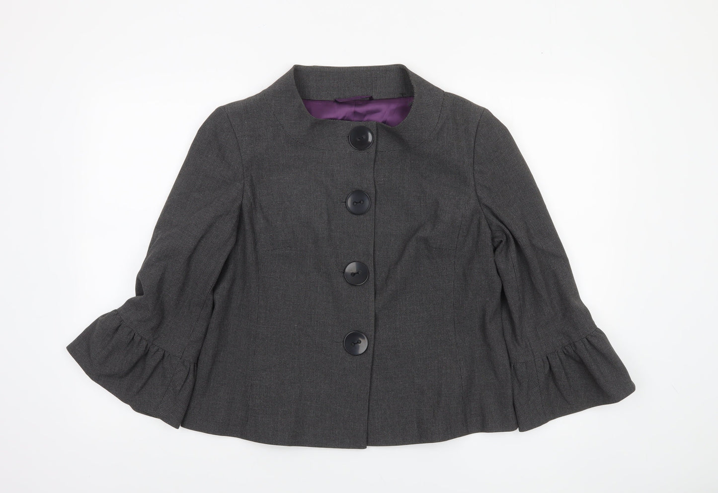 Womens UK Size 16 AMARANTO Regular Grey Suit Jacket