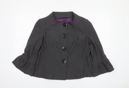 Womens UK Size 16 AMARANTO Regular Grey Suit Jacket