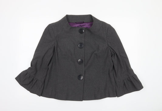 Womens UK Size 16 AMARANTO Regular Grey Suit Jacket