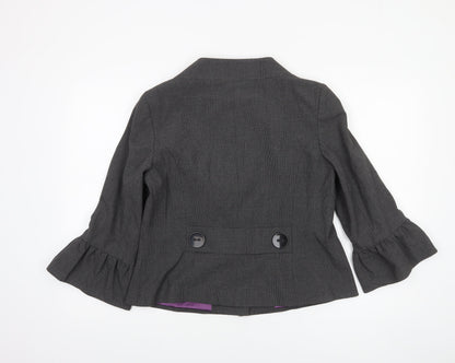 Womens UK Size 16 AMARANTO Regular Grey Suit Jacket