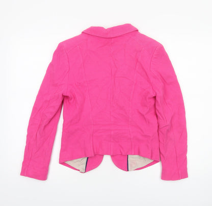 Womens UK Size M H&M Regular Pink Blazer