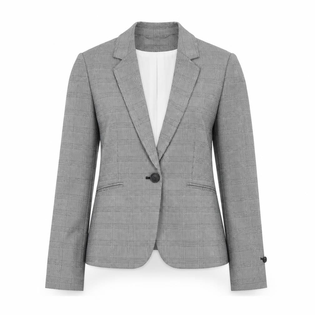 Womens UK Size 8 H&M Regular Grey Blazer
