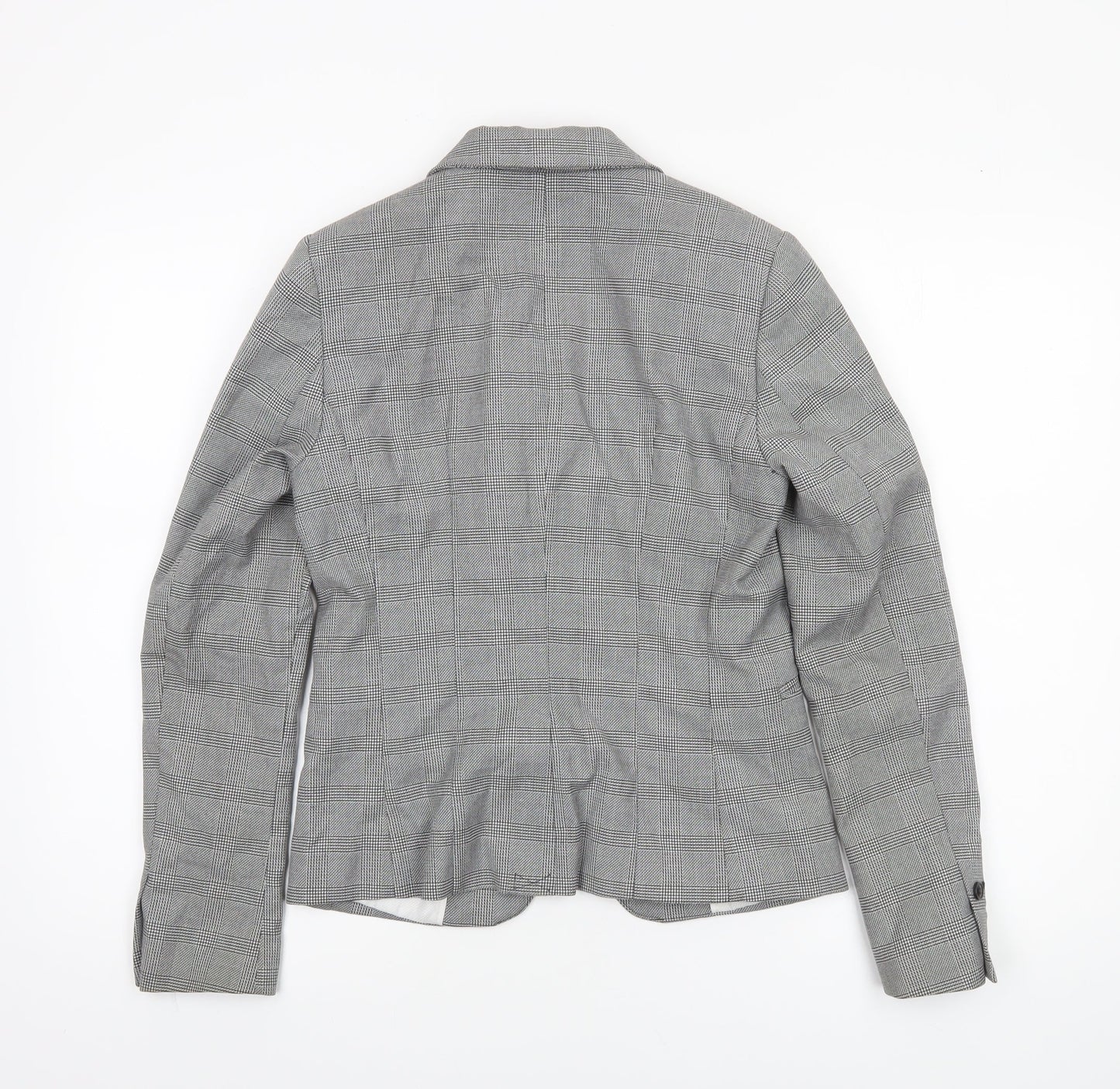 Womens UK Size 8 H&M Regular Grey Blazer