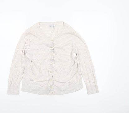 Womens UK Size S Gap Beige Cardigan Jumper
