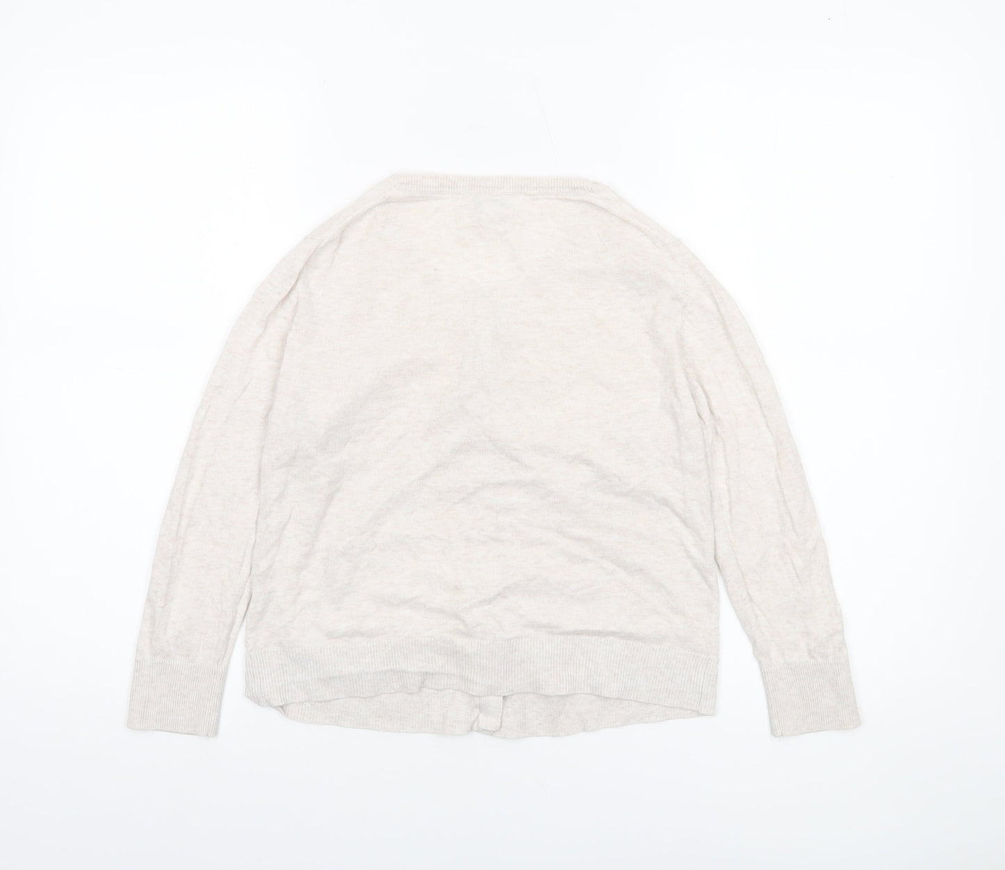 Womens UK Size S Gap Beige Cardigan Jumper