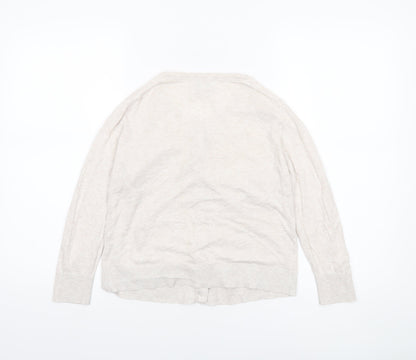 Womens UK Size S Gap Beige Cardigan Jumper