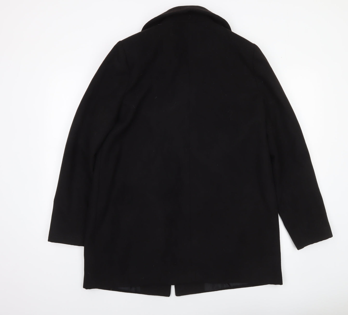 Womens UK Size 14 ASOS Black Overcoat