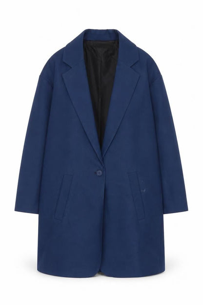Womens UK Size 10 Boohoo Regular Blue Blazer