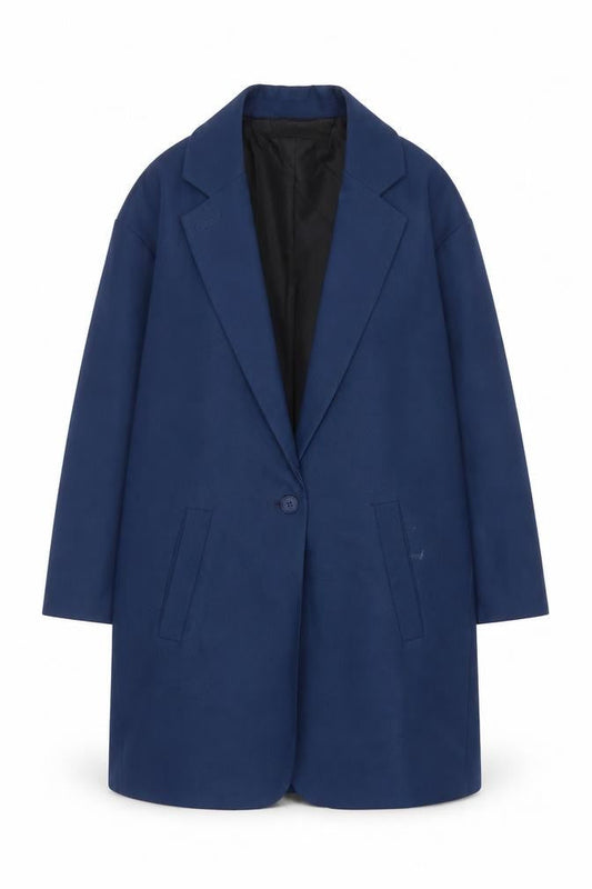 Womens UK Size 10 Boohoo Regular Blue Blazer