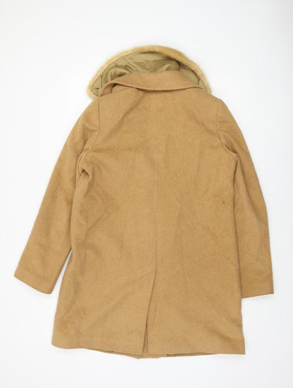 Womens UK Size 10 John Lewis & Partners Beige Overcoat