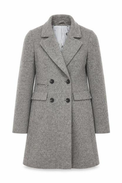 Womens UK Size 8 NEXT Grey Overcoat