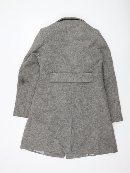 Womens UK Size 8 NEXT Grey Overcoat