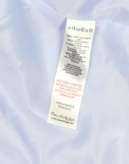 Womens UK Size 14 Miss Selfridge Regular Blue Blazer