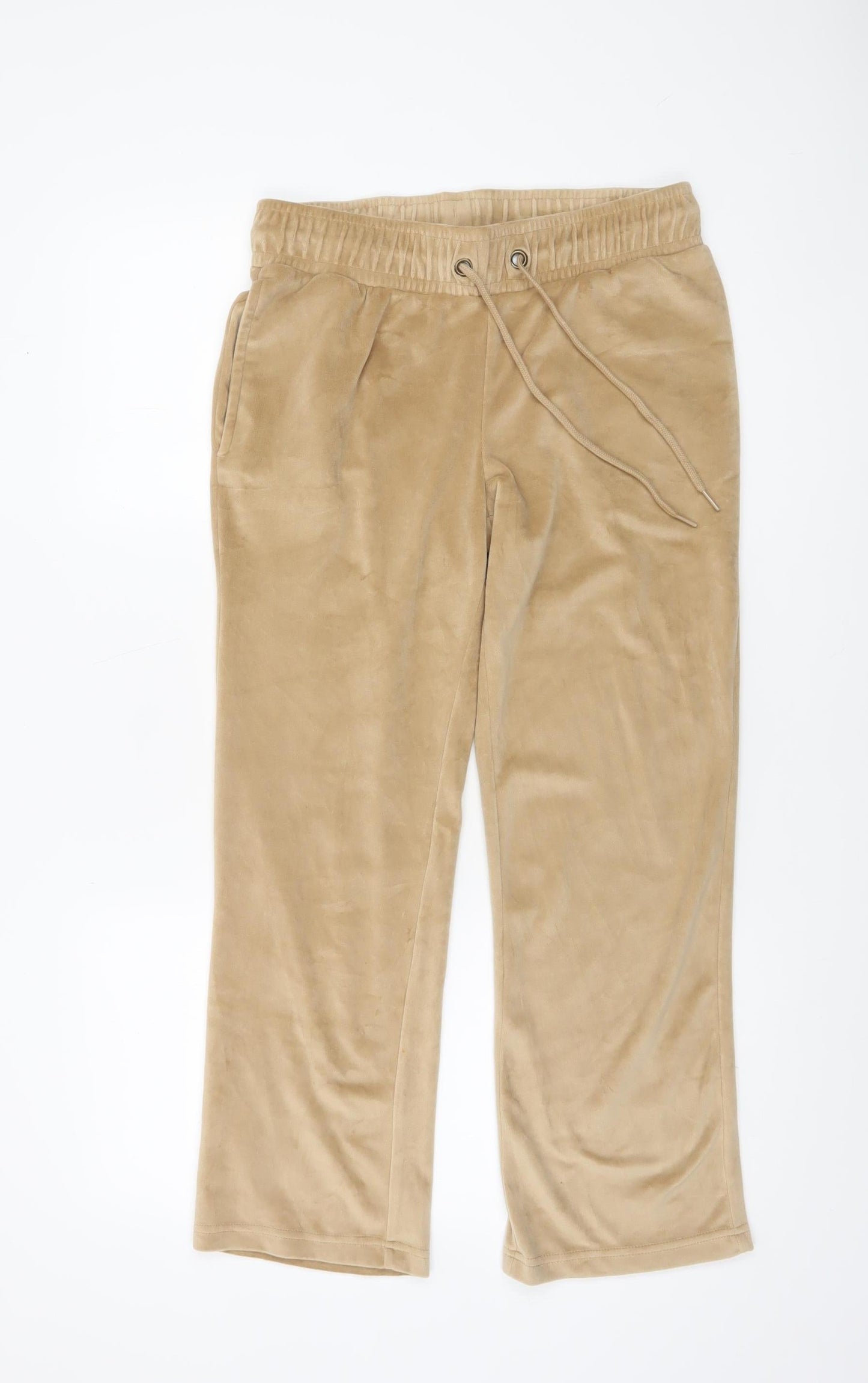 Womens UK Size 10 Cotton Traders Regular Fit Jogger Beige Trousers
