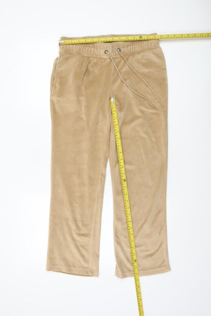 Womens UK Size 10 Cotton Traders Regular Fit Jogger Beige Trousers