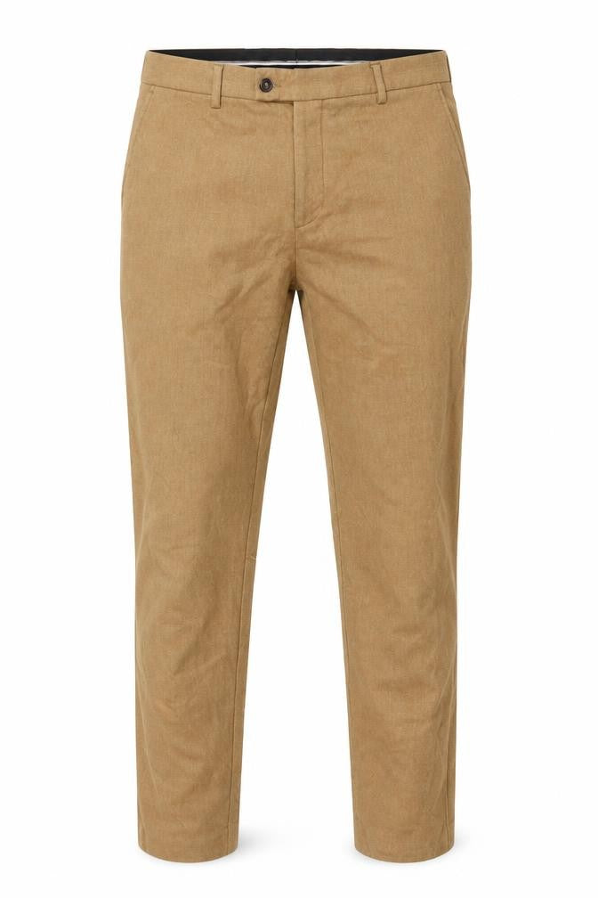 Mens UK Size L River Island Slim Fit Chino Beige Trousers