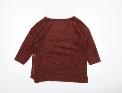 Womens UK Size 12 NEXT Brown Tunic Blouse