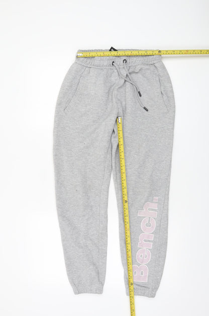 Bench Womens Grey Jogger Sweatpants Size 8 XS Cotton Blend