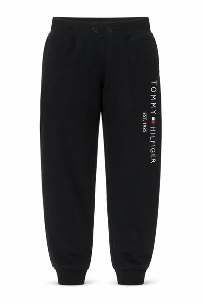 Boys UK Size 164 Tommy Hilfiger Regular Fit Jogger Black Trousers