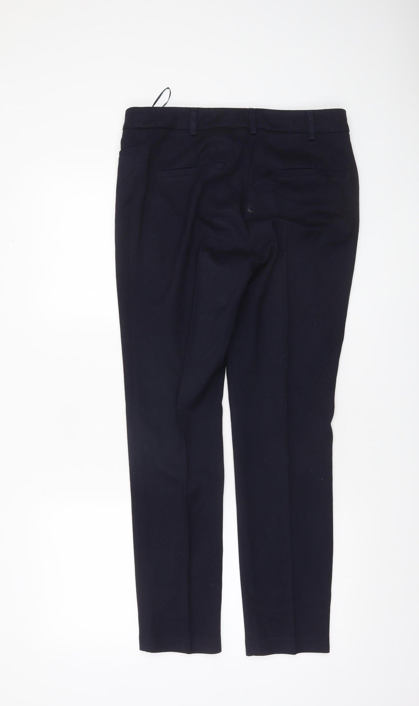 Womens UK Size 10L NEXT Slim Fit Business Workwear Casual Blue Trousers