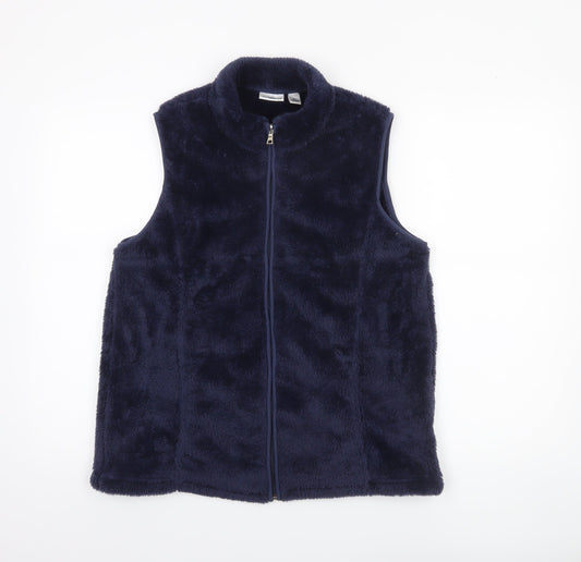 Womens UK Size 16 Plus Croft & Barrow Blue Basic Jacket