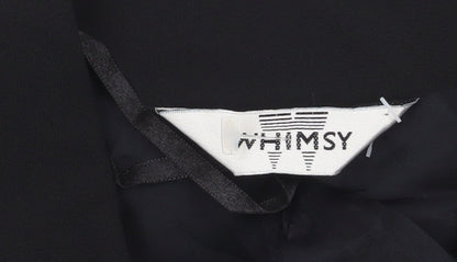Womens UK Size 10 Whimsy Black Basic Jacket