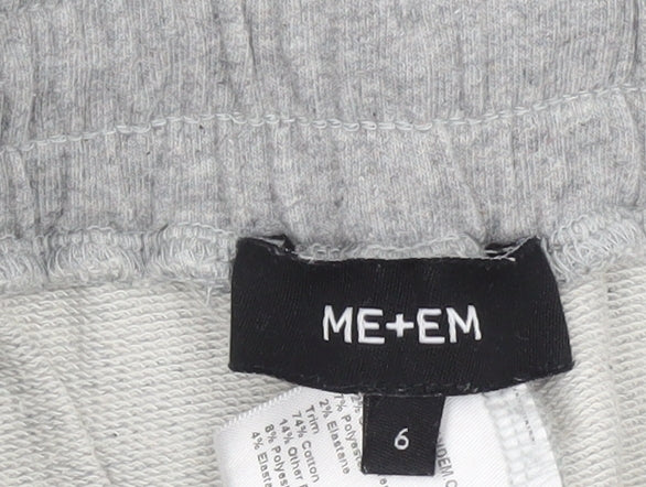 Womens UK Size 6 ME+EM Regular Fit Jogger Grey Trousers