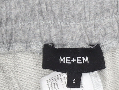 Womens UK Size 6 ME+EM Regular Fit Jogger Grey Trousers