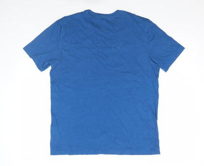 Mens UK Size M Nike Blue  T-Shirt