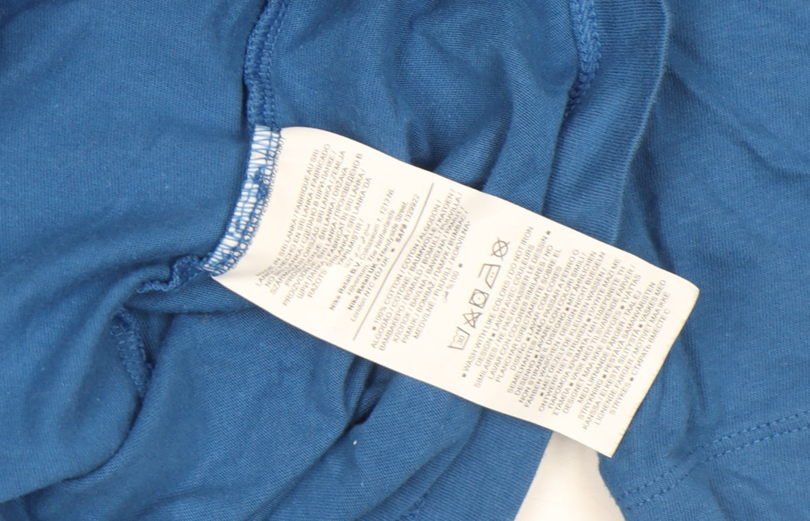Mens UK Size M Nike Blue  T-Shirt