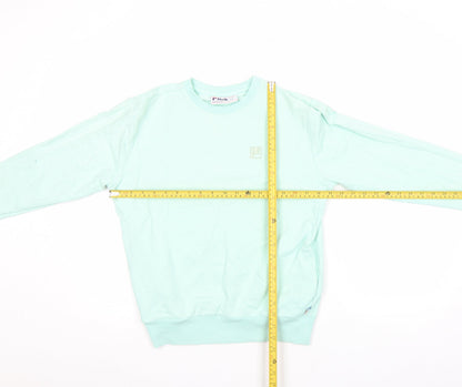 Mens UK Size S FILA Green Pullover Sweatshirt