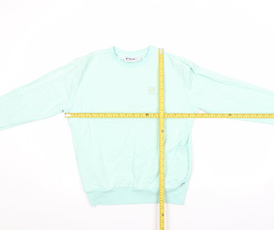 Mens UK Size S FILA Green Pullover Sweatshirt