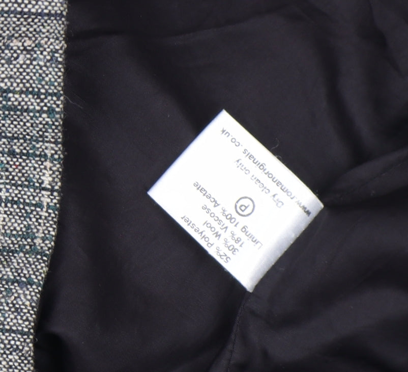 Womens UK Size 14 Roman Originals Grey Basic Jacket