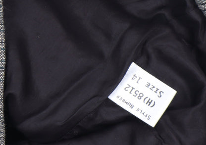 Womens UK Size 14 Roman Originals Grey Basic Jacket