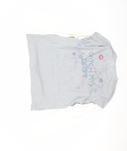 Womens UK Size 18 Fat Face Grey Basic T-Shirt